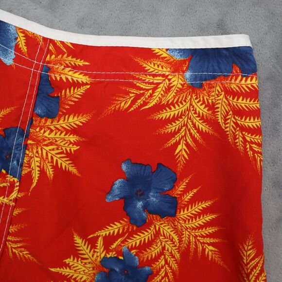 Dizzy Shorts Womens L Multicolor High Rise Button Zip Floral Print Swimwear - Picture 12 of 14